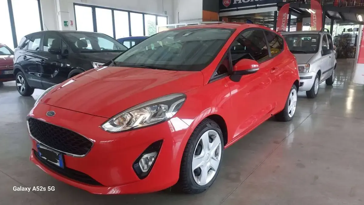 Usata Ford Fiesta Trend 86 CV (63 kW) 2020 Rosso Utilitaria