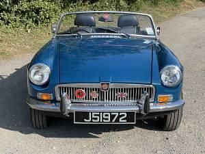 Usata MG B 96 CV (70 kW) 1970 Blu Cabrio
