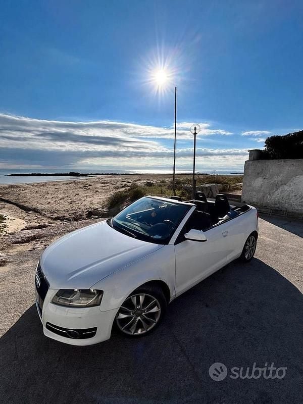 Usata Audi A3 Cabriolet 2011 Bianco Cabrio
