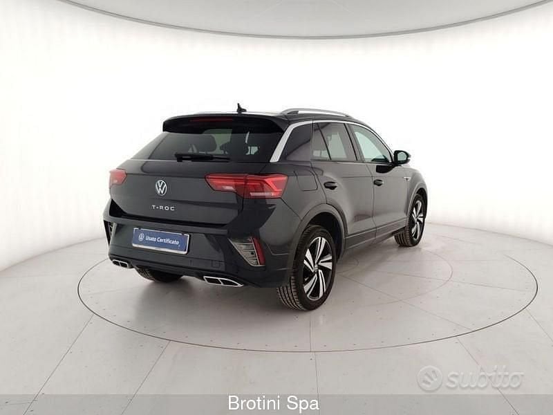 Usata VW T-Roc R-line 110 CV (80 kW) 2022 Nero metallizzato SUV