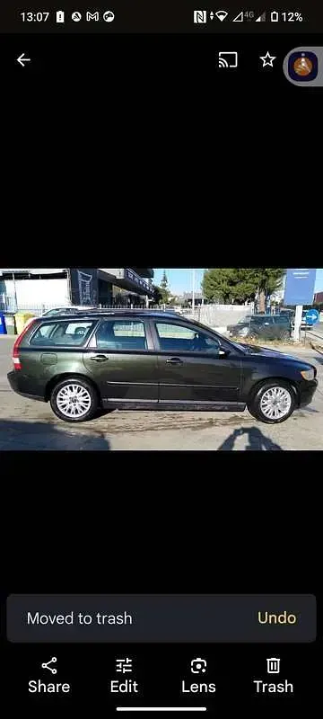 Usata Volvo V50 Kinetic 136 CV (100 kW) 2004 Verde Station wagon