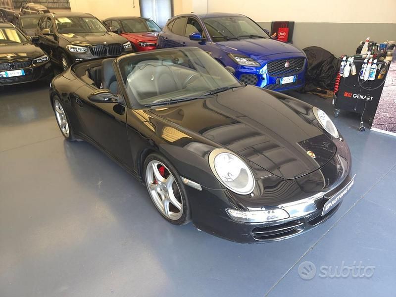 Nero Usata 2006 Porsche 911 Carrera 4S Cabriolet Cabrio | 73.000 € (Molto cara) - Immagine 1/4