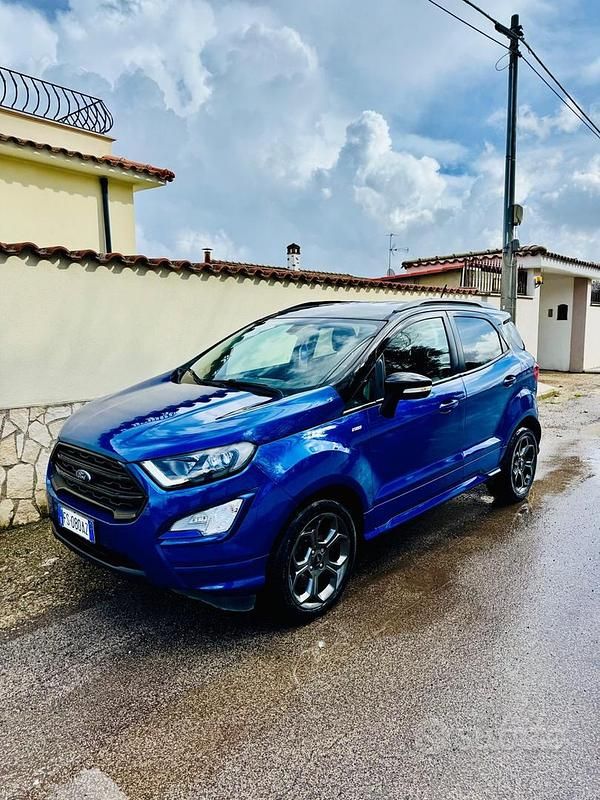 Usata Ford Ecosport ST-Line 100 CV (73 kW) 2019 Blu SUV