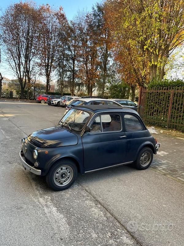 Usata Fiat 500 1970 Blu Utilitaria