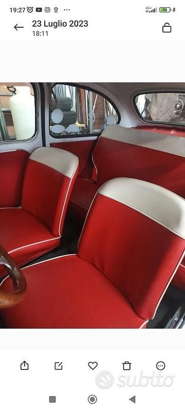 Usata Fiat 600D 1960 Bianco Coupé