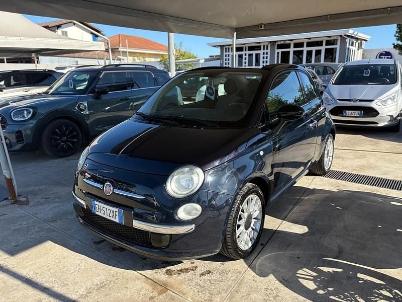 Usata Fiat 500 Lounge 95 CV (69 kW) 2011 Blu Cabrio