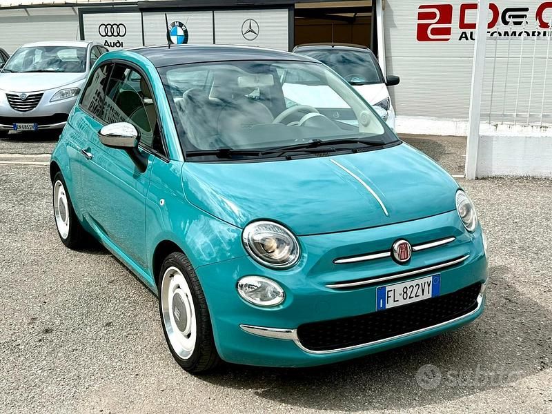 Usata Fiat 500 69 CV (50 kW) 2017 Blu Berlina