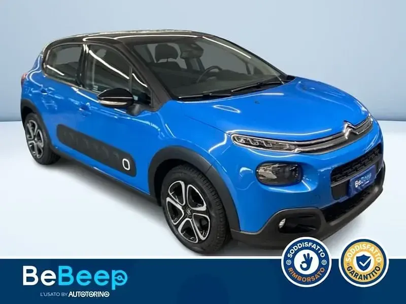 Usata Citroën C3 Feel 83 CV (61 kW) 2018 Blu metallizzato Utilitaria