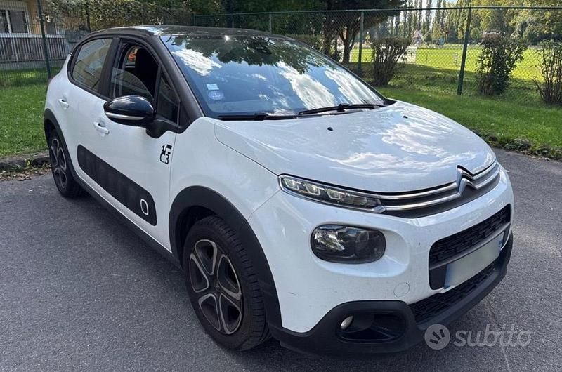 Usata Citroën C3 PureTech 82 CV (60 kW) 2017 Bianco Berlina