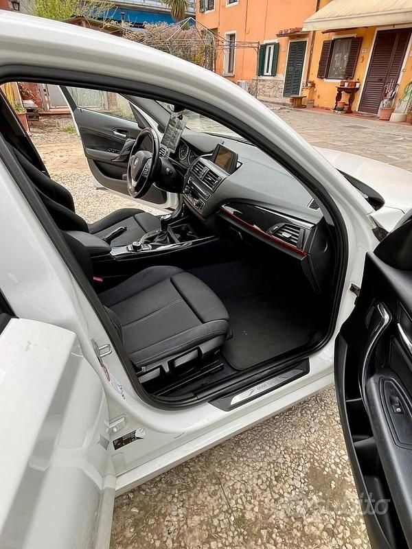 Usata BMW 116 Efficient Dynamics 2014 Bianco Utilitaria