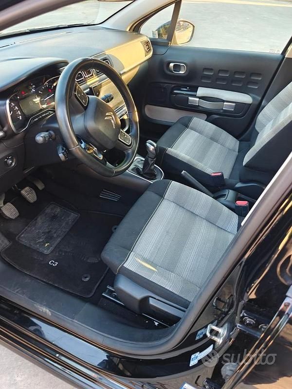 Usata Citroën C3 PureTech 83 CV (61 kW) 2019 Nero Utilitaria