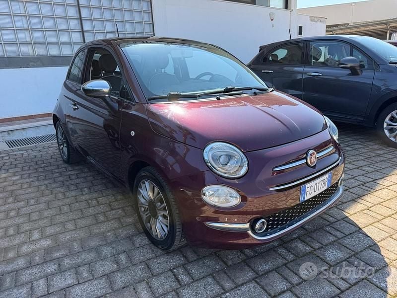Usata Fiat 500 Lounge 95 CV (69 kW) 2016 Viola Berlina