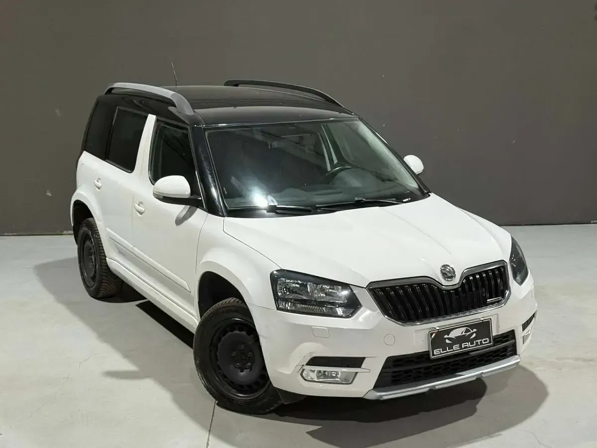 Usata Skoda Yeti GreenLine 105 CV (77 kW) 2014 Bianco SUV