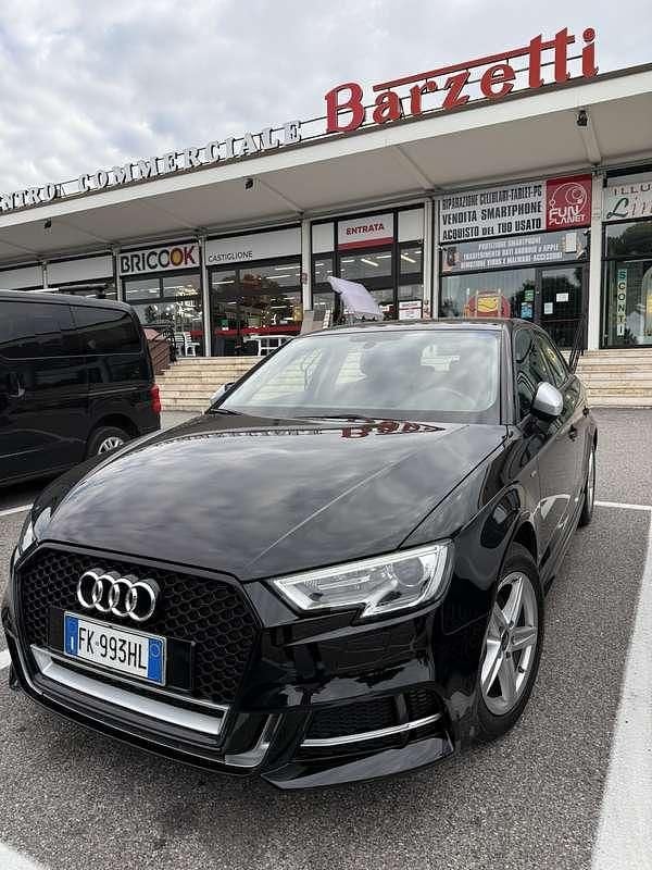 Usata Audi A3 Sportback Design 116 CV (85 kW) 2017 Nero Utilitaria