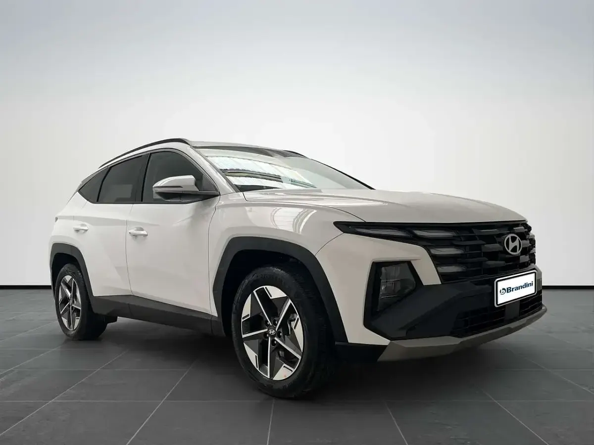 Nuova Hyundai Tucson 136 CV (100 kW) 2026 Atlas white SUV