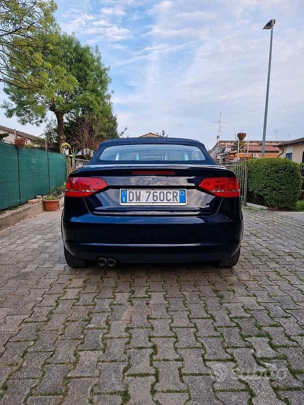 Usata Audi A3 Cabriolet 140 CV (102 kW) 2009 Blu Cabrio