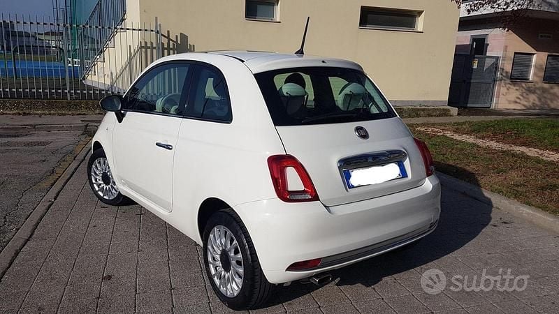 Usata Fiat 500 69 CV (50 kW) 2018 Bianco Berlina