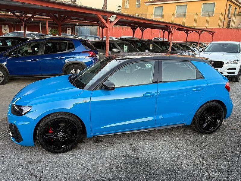 Usata Audi A1 S-Line 110 CV (80 kW) 2021 Blu Berlina