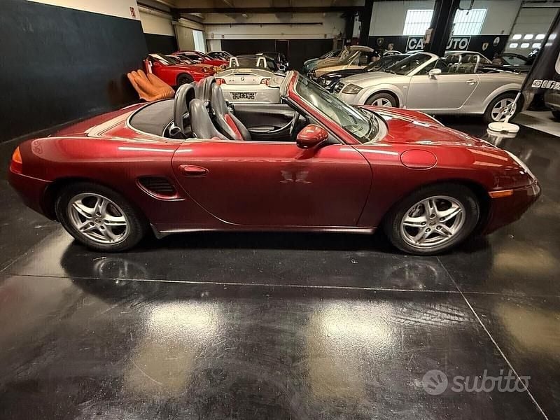 Usata Porsche 986 Boxster 204 CV (150 kW) 1997 Rosso Cabrio