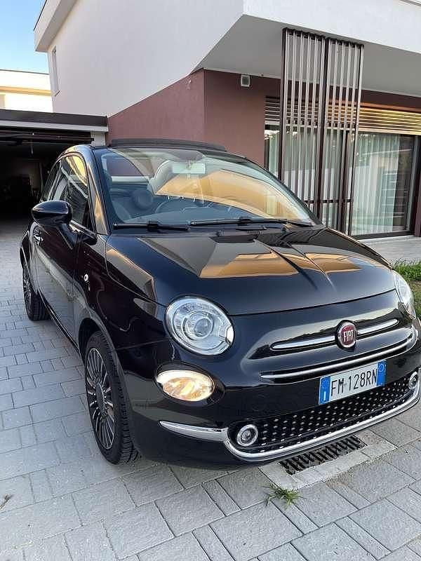 Usata Fiat 500C 69 CV (50 kW) 2017 Nero Cabrio