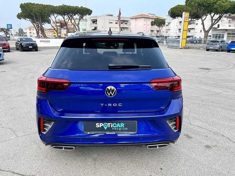 Usata VW T-Roc R-line 150 CV (110 kW) 2022 Blu/azzurro SUV