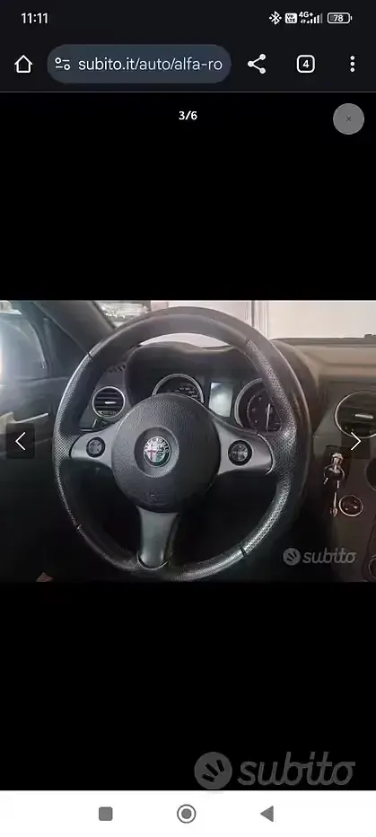 Usata Alfa Romeo 159 120 CV (88 kW) 2011 Nero Station wagon
