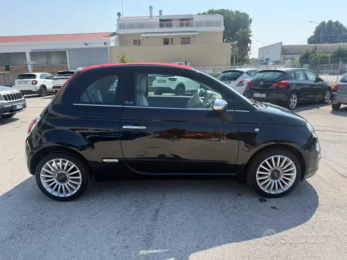 Usata Fiat 500C Lounge 69 CV (50 kW) 2013 Nero Cabrio