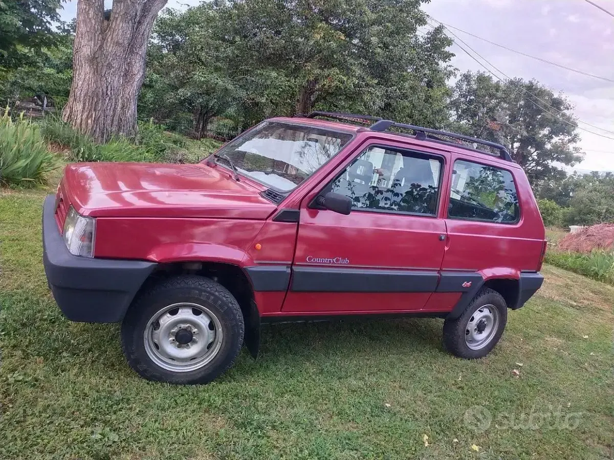 Usata Fiat Panda 4x4 Club 54 CV (39 kW) 1997 Rosso Utilitaria