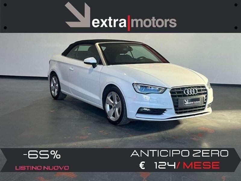 Bianco Usata 2014 Audi A3 Cabriolet Ambition Cabrio | 11.900 € (Buon prezzo) - Immagine 1/4