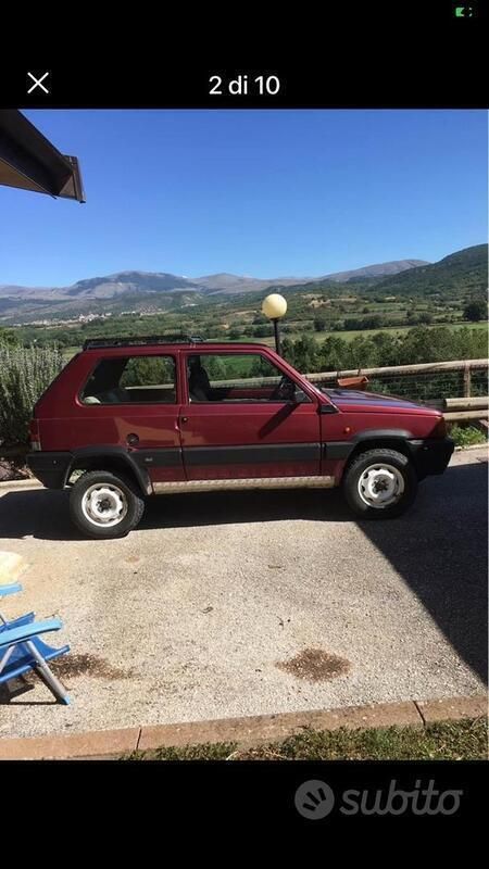 Usata Fiat Panda 50 CV (36 kW) 1989 Rosso Utilitaria