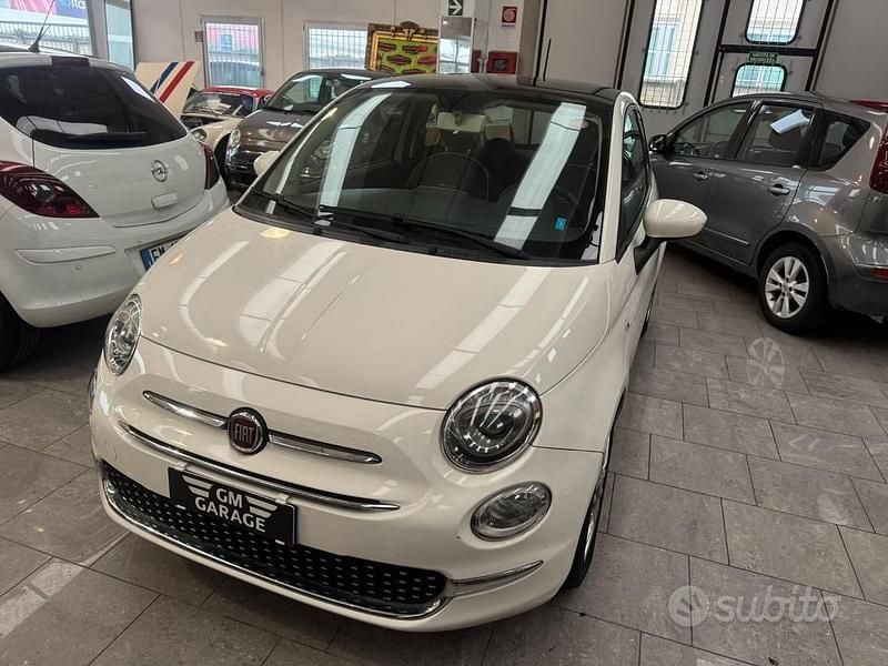 Usata Fiat 500 Lounge 69 CV (50 kW) 2016 Bianco Utilitaria