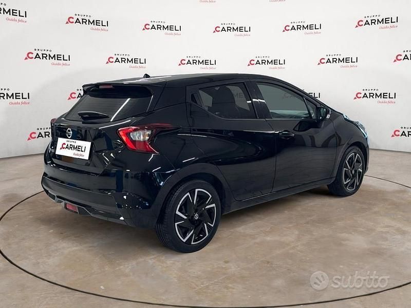 Usata Nissan Micra Acenta 92 CV (67 kW) 2022 Nero Utilitaria