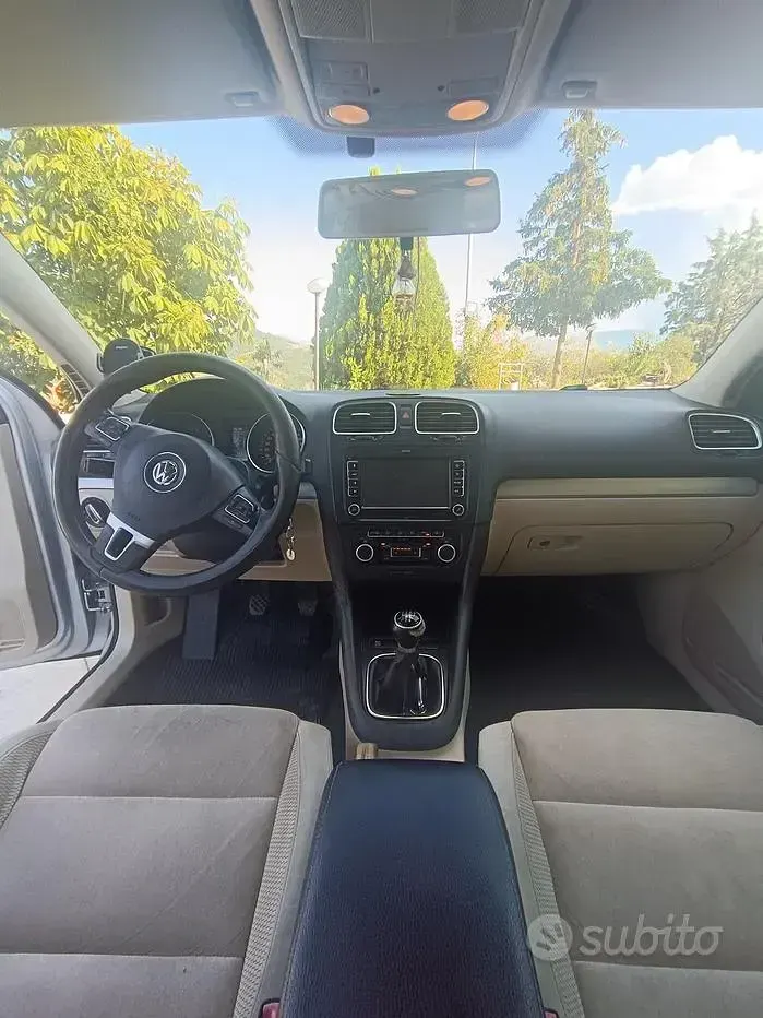Usata VW Golf VI 105 CV (77 kW) 2010 Grigio Berlina