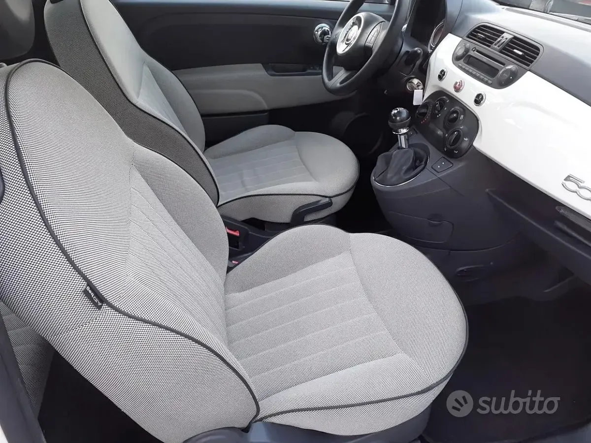 Usata Fiat 500 Lounge 69 CV (50 kW) 2013 Bianco Berlina