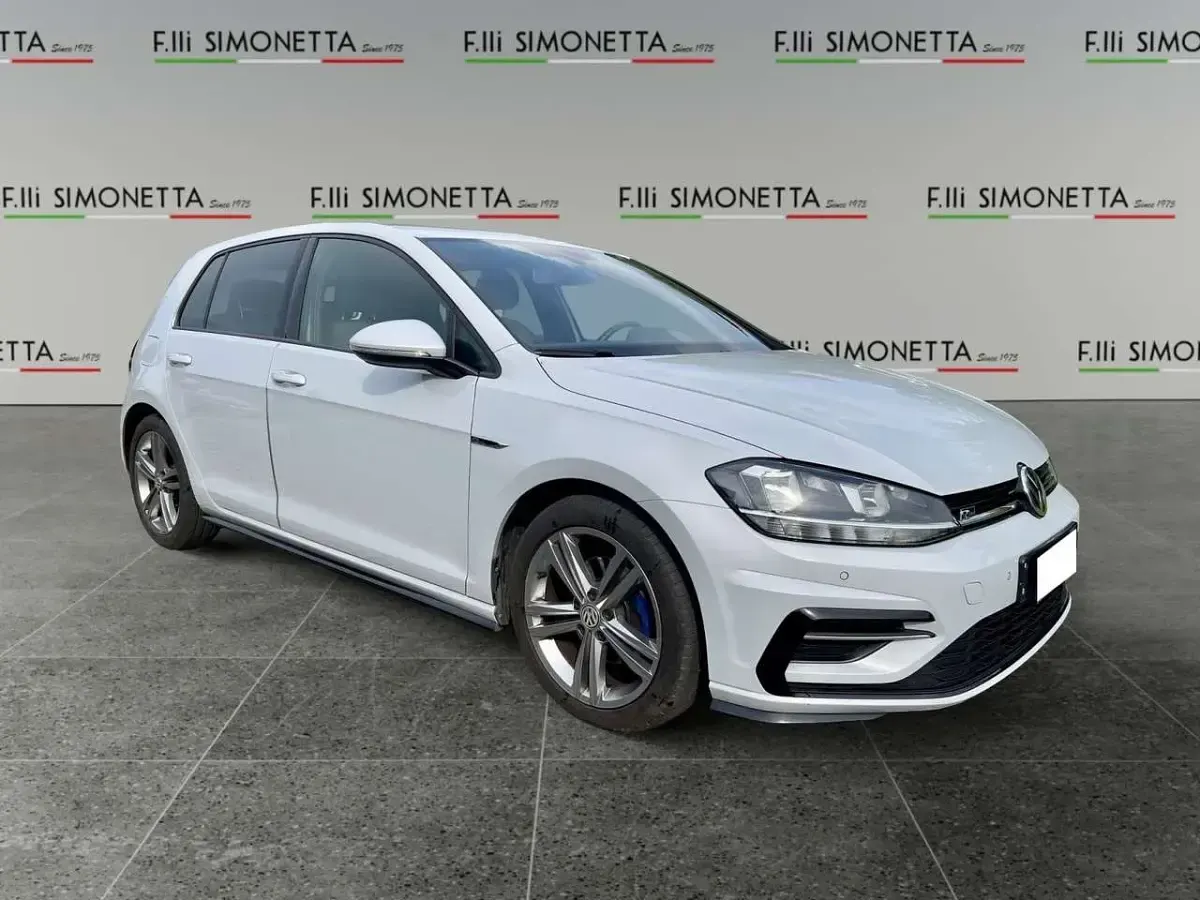 Usata VW Golf VII Sportline 150 CV (110 kW) 2019 Bianco Berlina