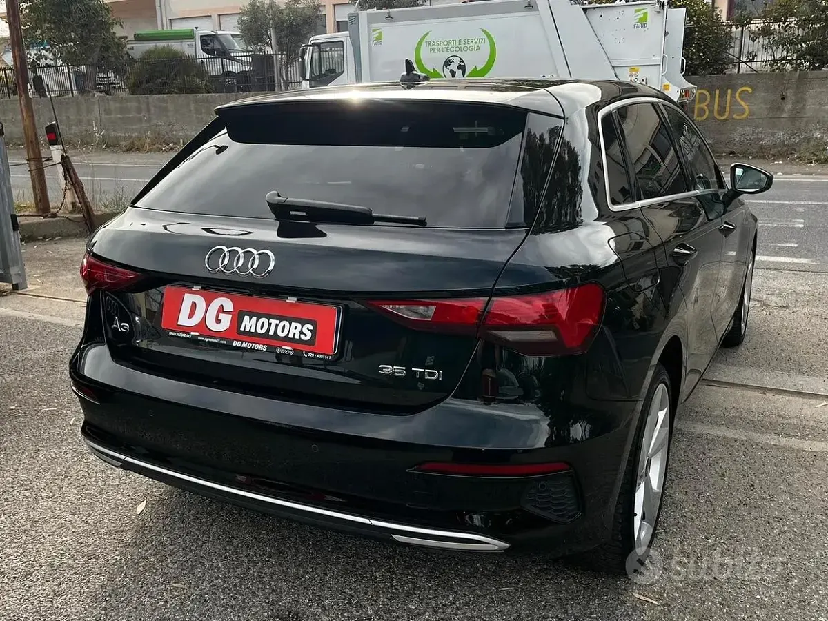 Usata Audi A3 Advanced 150 CV (110 kW) 2022 Nero Berlina