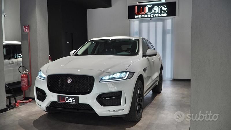 Usata Jaguar F-Pace R-Sport 250 CV (183 kW) 2020 Bianco SUV