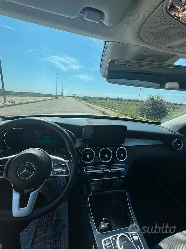 Usata Mercedes C220 2018 Bianco Berlina