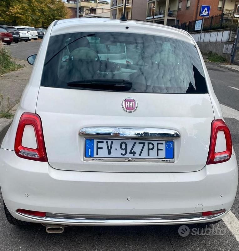 Usata Fiat 500 Lounge 69 CV (50 kW) 2017 Bianco Berlina