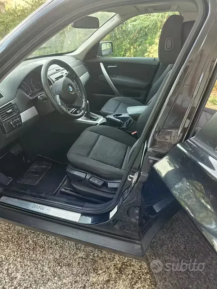 Usata BMW X3 Efficient Dynamics 177 CV (130 kW) 2008 Nero SUV