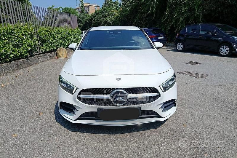 Usata Mercedes A180 Premium 136 CV (100 kW) 2020 Bianco Utilitaria