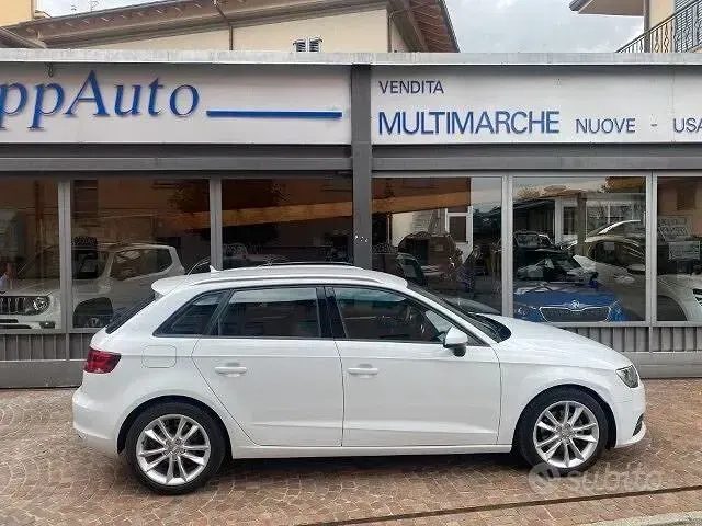 Usata Audi A3 Ambition 110 CV (80 kW) 2016 Bianco Berlina