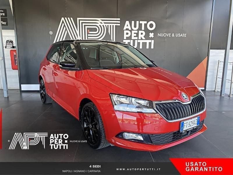 Usata Skoda Fabia 60 CV (44 kW) 2019 Rosso Utilitaria
