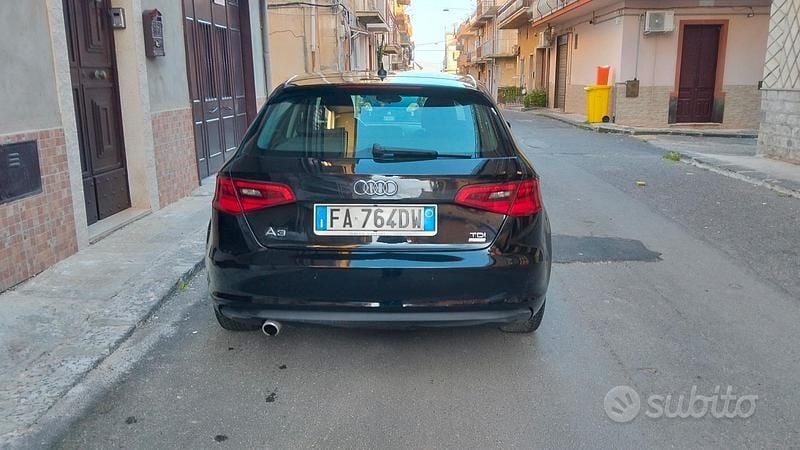 Usata Audi A3 105 CV (77 kW) 2015 Nero Berlina