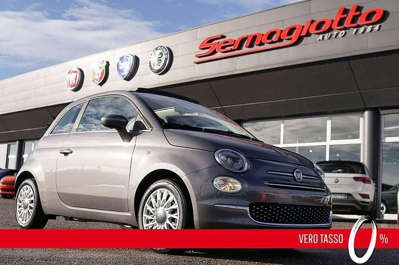 Usata Fiat 500C Dolcevita 69 CV (50 kW) 2021 Grigio pompei Cabrio