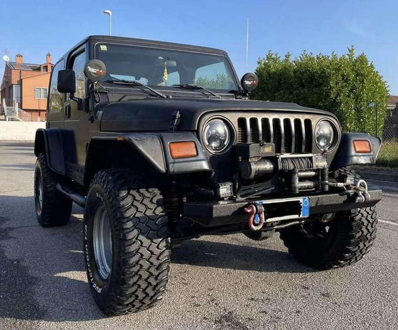 Usata Jeep Wrangler 177 CV (130 kW) 2002 Nero SUV