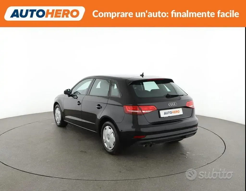 Usata Audi A3 150 CV (110 kW) 2018 Nero Berlina