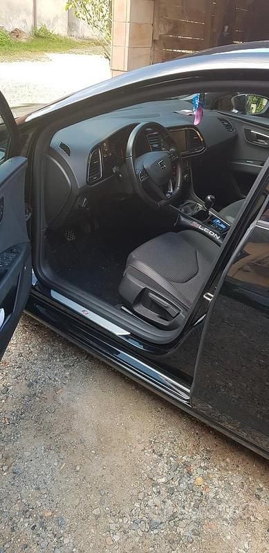Usata Seat Leon FR 184 CV (135 kW) 2018 Nero Berlina