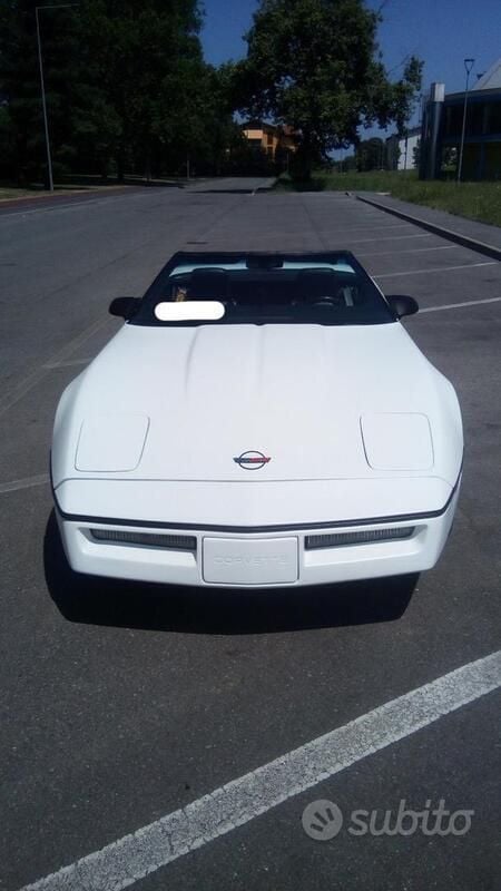 Usata Chevrolet Corvette 1987 Bianco Cabrio