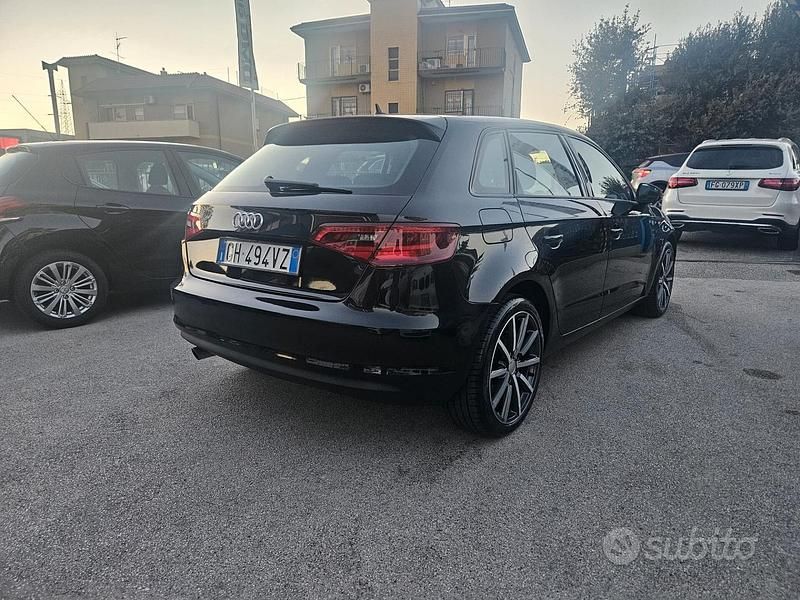 Usata Audi A3 Ambition 105 CV (77 kW) 2014 Nero Berlina